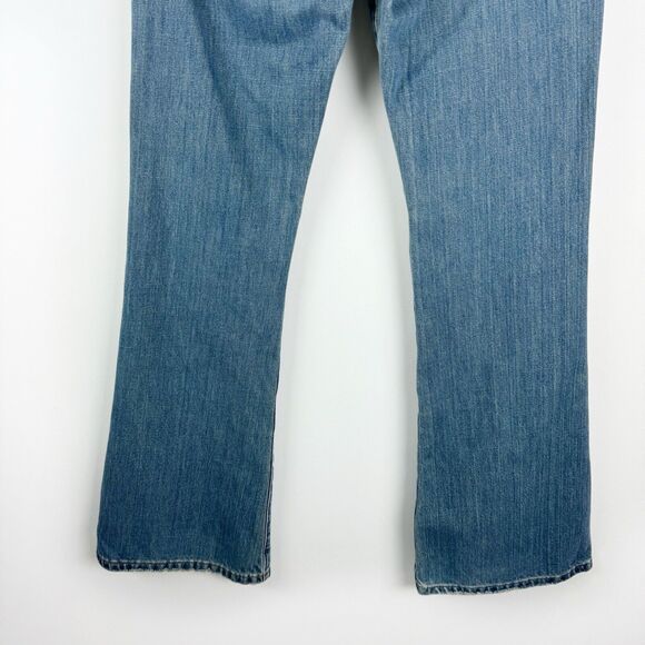 Abercrombie & Fitch Vintage Women's Flare Light Wash Low Rise Jeans Size 4R - Picture 12 of 16